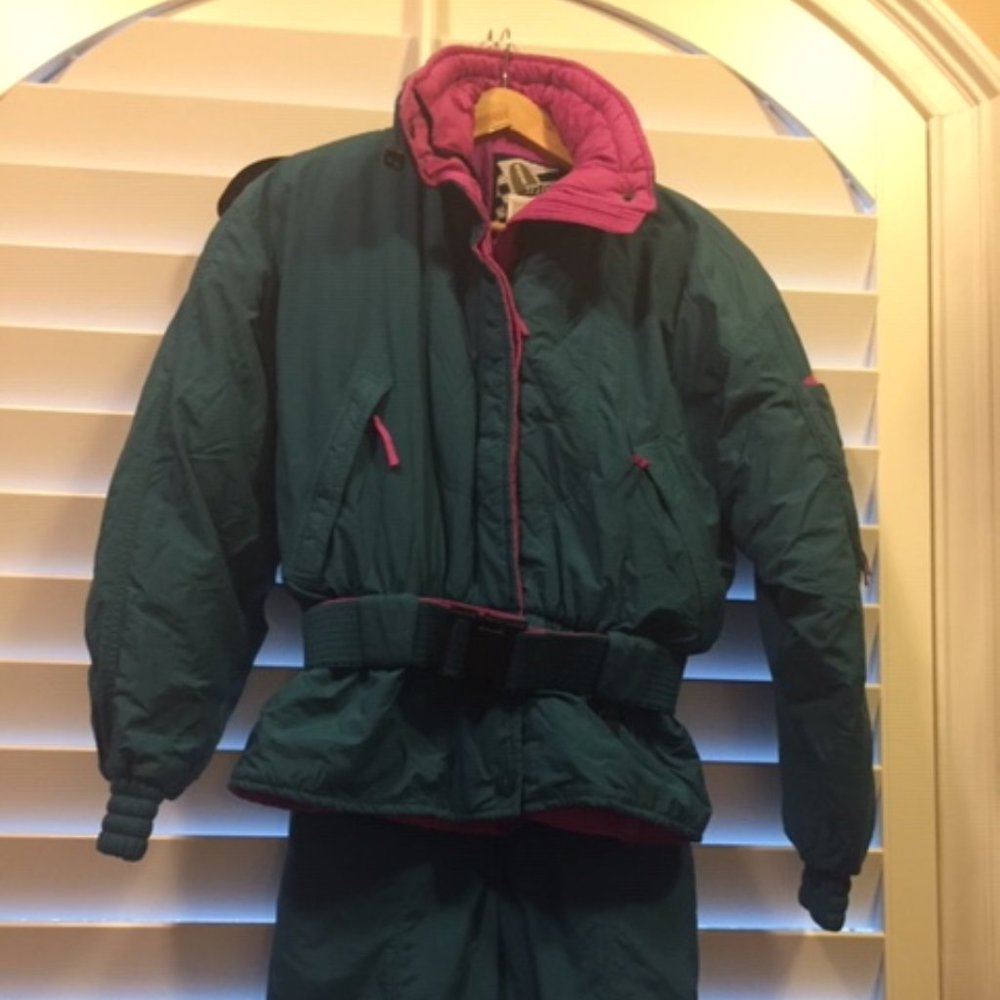 Vintage 90s Ski Bib and Jacket